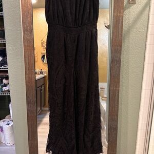 Elegant Black Lace Jumpsuit